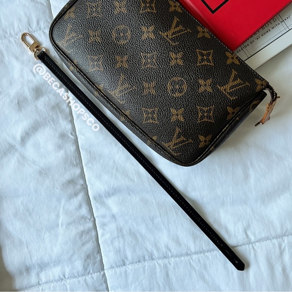 Single Buckle Genuine Vachetta Wristlet Strap Replacement/ Add-on 15” Long - Picture 3 of 7